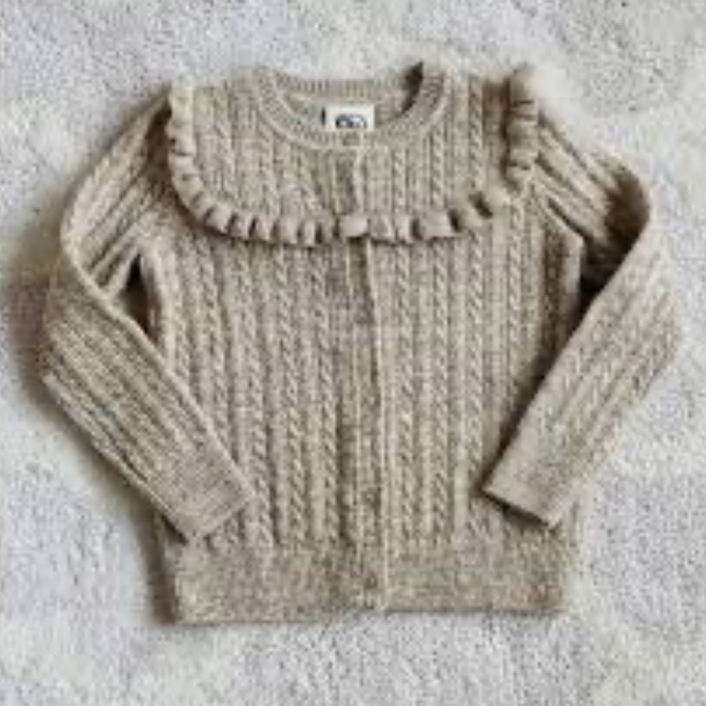 Doen “yearling” tamarind cardigan kids sz 6/7